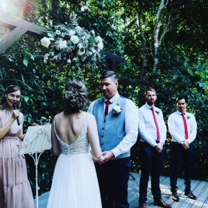 wedding ceremony by Cairns marriage celebrant